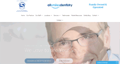 Desktop Screenshot of allsmilesfamilydentist.com